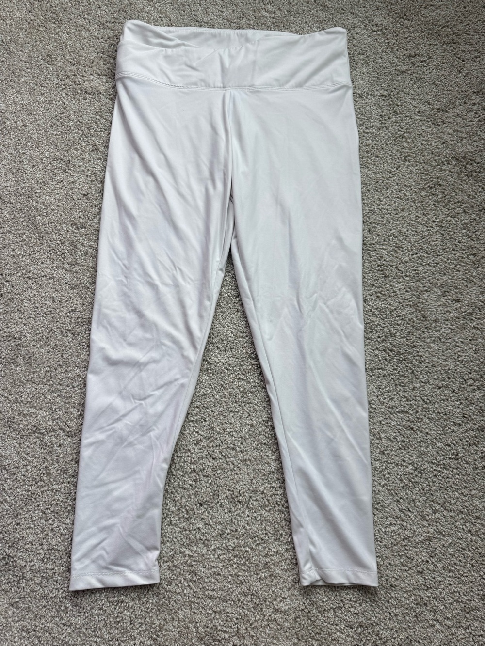 Victoria SPORT cropped white leggings - L